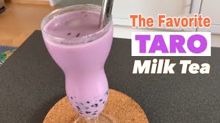 How To Make Taro Milk Tea at Home/ Taro Bubble Tea