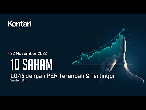 IHSG Hari ini Naik, CEK 10 Saham LQ45 dengan PER Terendah & Tertinggi 22 November 2024 | KONTAN TV