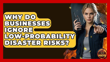 Why Do Businesses Ignore Low-probability Disaster Risks? - Man vs. Disaster