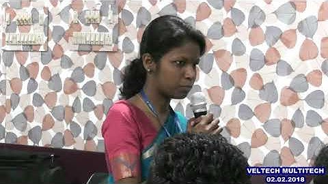 VELTECH MULTITECH DEPT OF ECE GUEST LECTURE - 02.02.2018