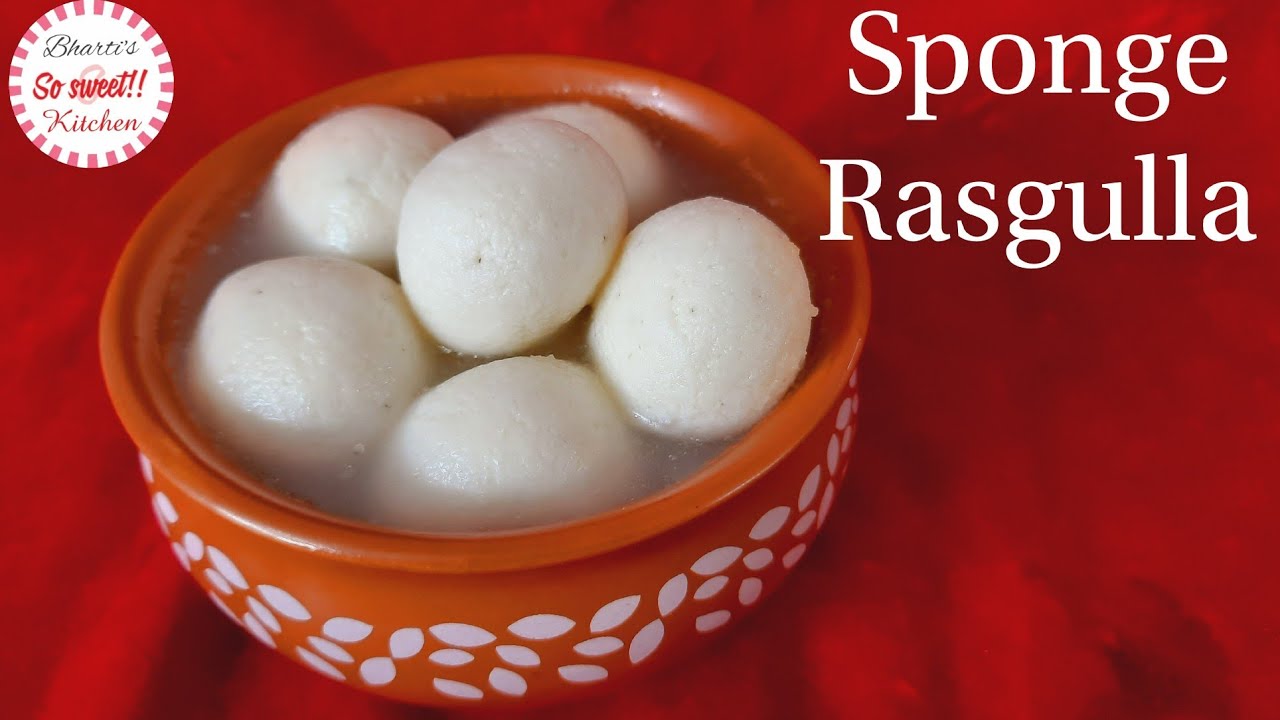 Sponge Rasgulla | स्पॉंज रसगुल्ला |  Bengali Sponge Rasgulla In Cooker | Rasgulla Cooker Me Banaye | So Sweet Kitchen!! By Bharti Sharma