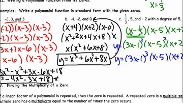 Section 6.2 Polynomials and Linear Factors