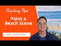 Easy BEACH Painting in Oils 🎨 (Beginner friendly)