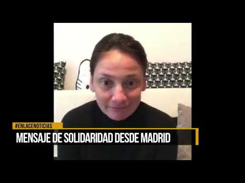Mensaje de solidaridad desde Madrid