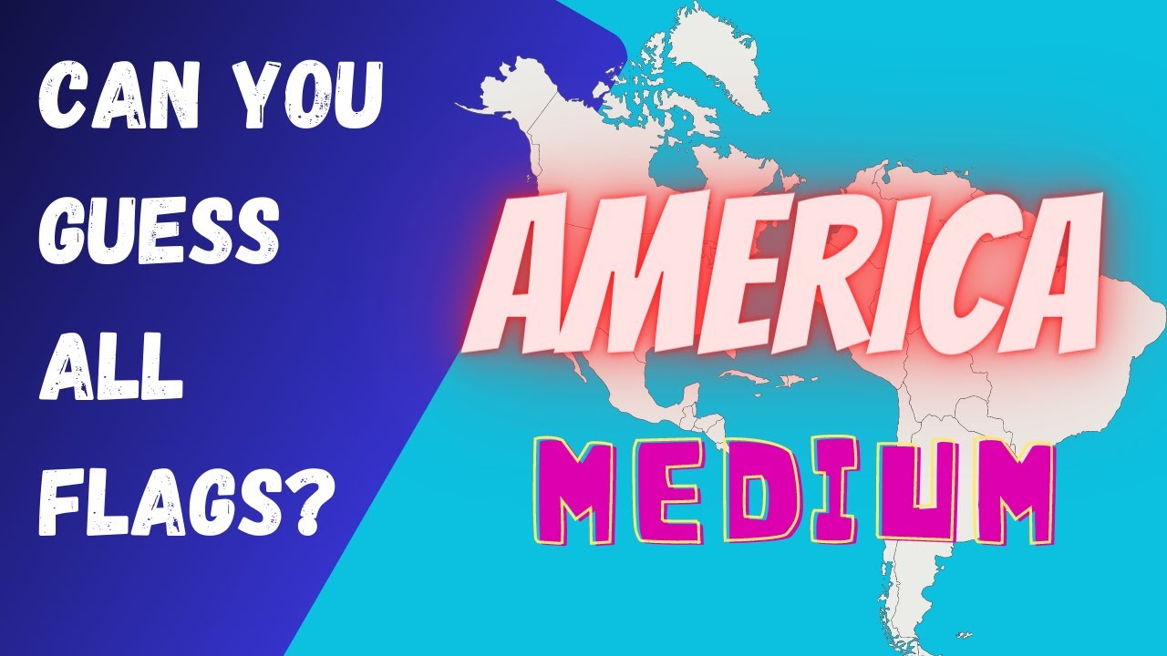 Guess the flags in AMERICA | MEDIUM | 🔝 THE BEST FLAG QUIZ 🔝