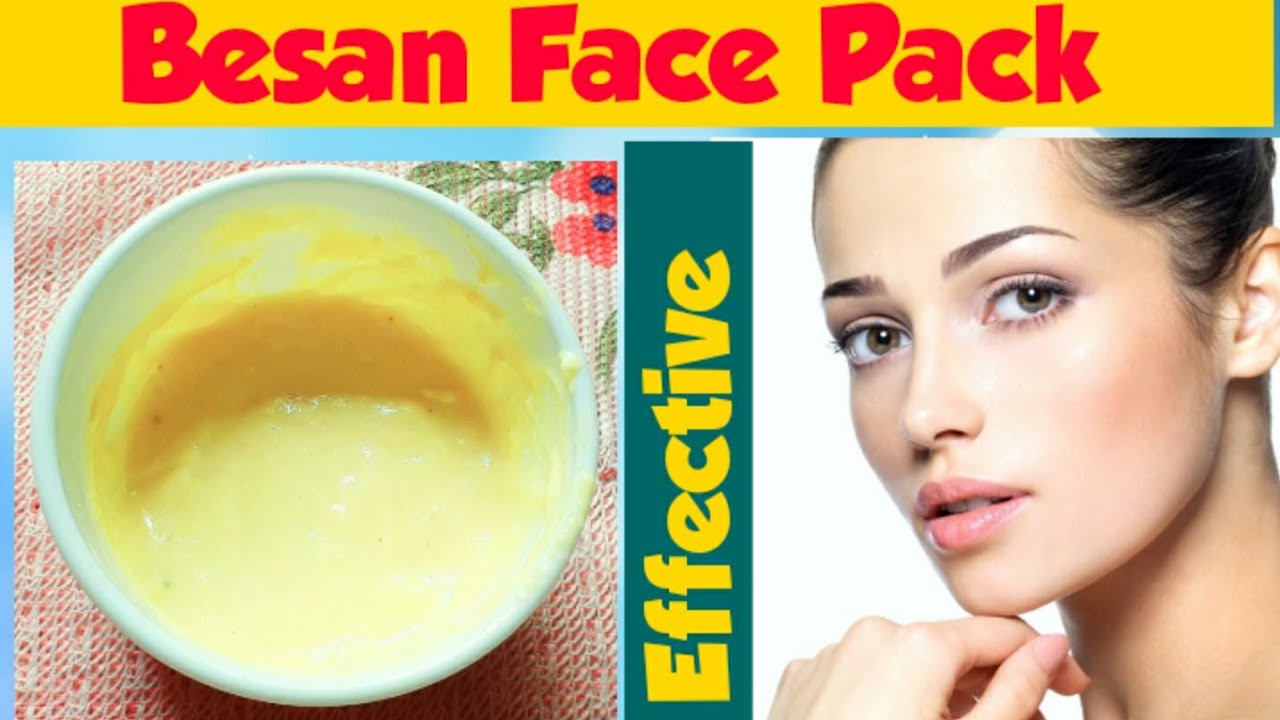 Besan Face Pack for Fair Glowing & Clear Skin 100 Effective Face