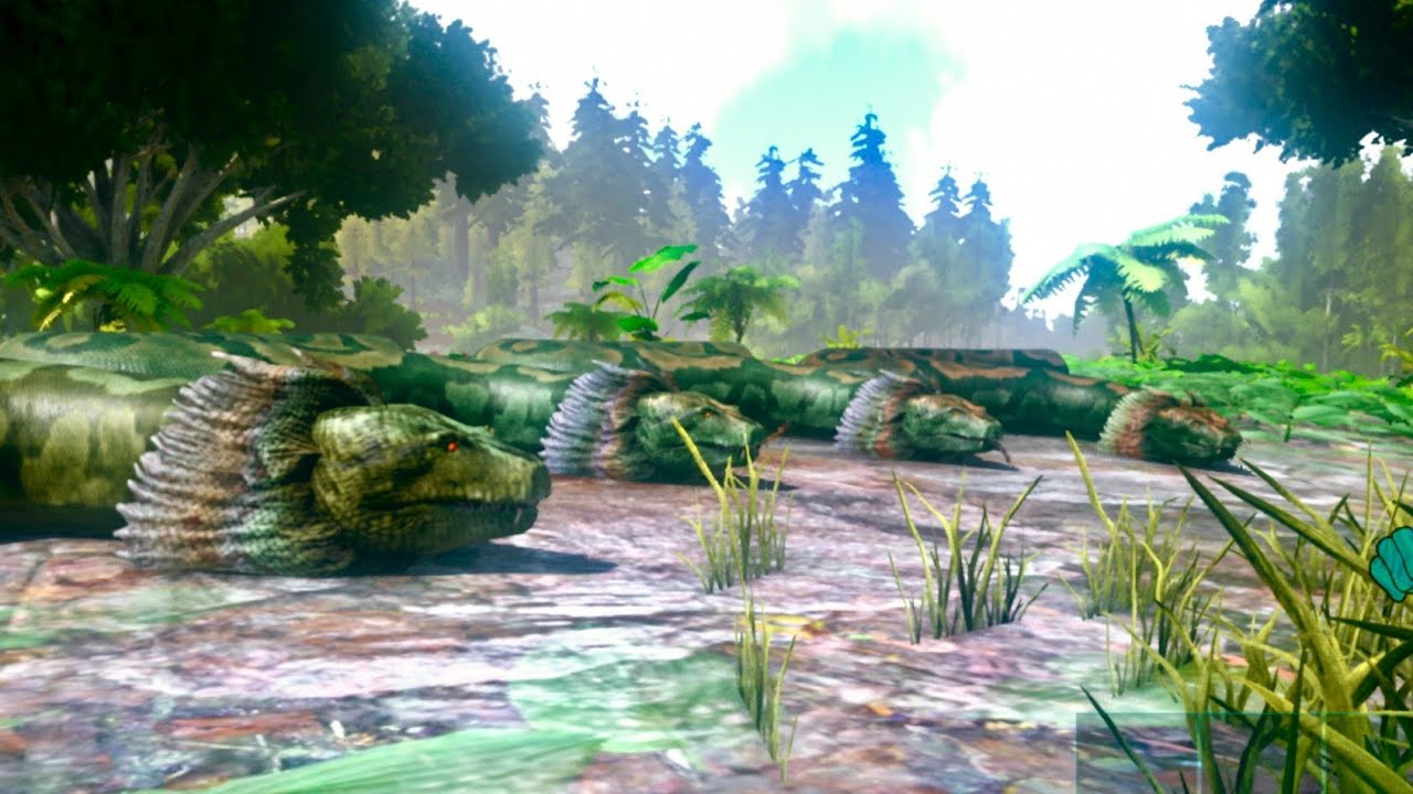 How to tame Titanoboa in ARK ultimate mobile edition! - YouTube