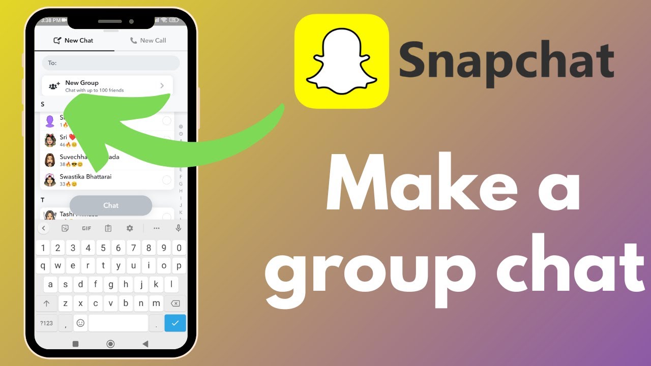 How to Make a Group Chat on Snapchat ! YouTube