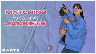 Sewing Matching Jackets for Me and My Frenchie | PART 2