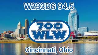 WLW-AM 700 Cincinnati, Ohio - W233BG 94.5 Cincinnati, Ohio NewsRadio 700 WLW