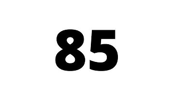 85 Second Countdown Timer White Screen With Sound Effect