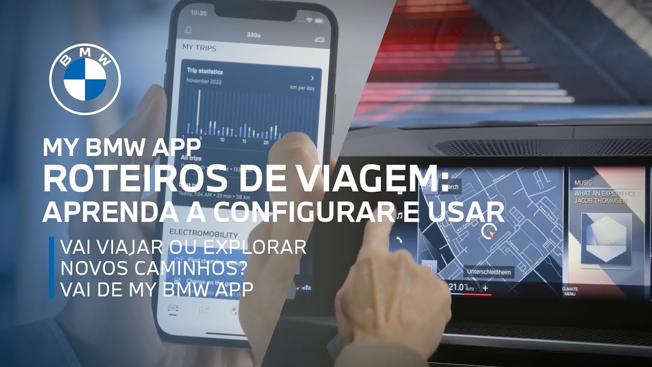 MY BMW APP | ROTEIROS DE VIAGEM: APRENDA A CONFIGURAR E USAR - YouTube