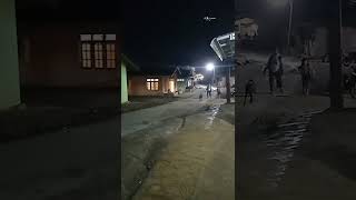 suasana desa malam hari #short