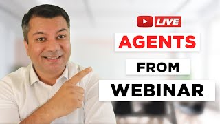 LIVE - Agents from Webinars | #agentsrecruitment #insurance #agents