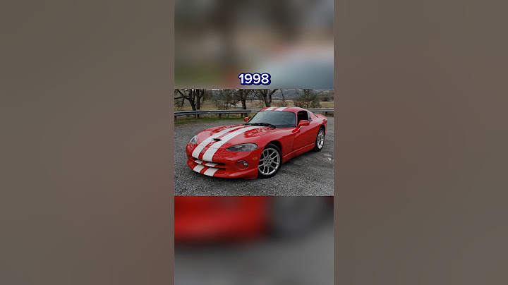 Evolution of Dodge viper ✨