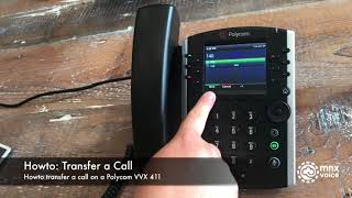 MNX Voice: Training: Polycom VVX: Transfer screenshot 1