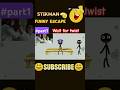 Stickman funny 🤣 scape||wait for twist #shorts #gaming #shortsfeed #insangaming #funny #funnyshorts
