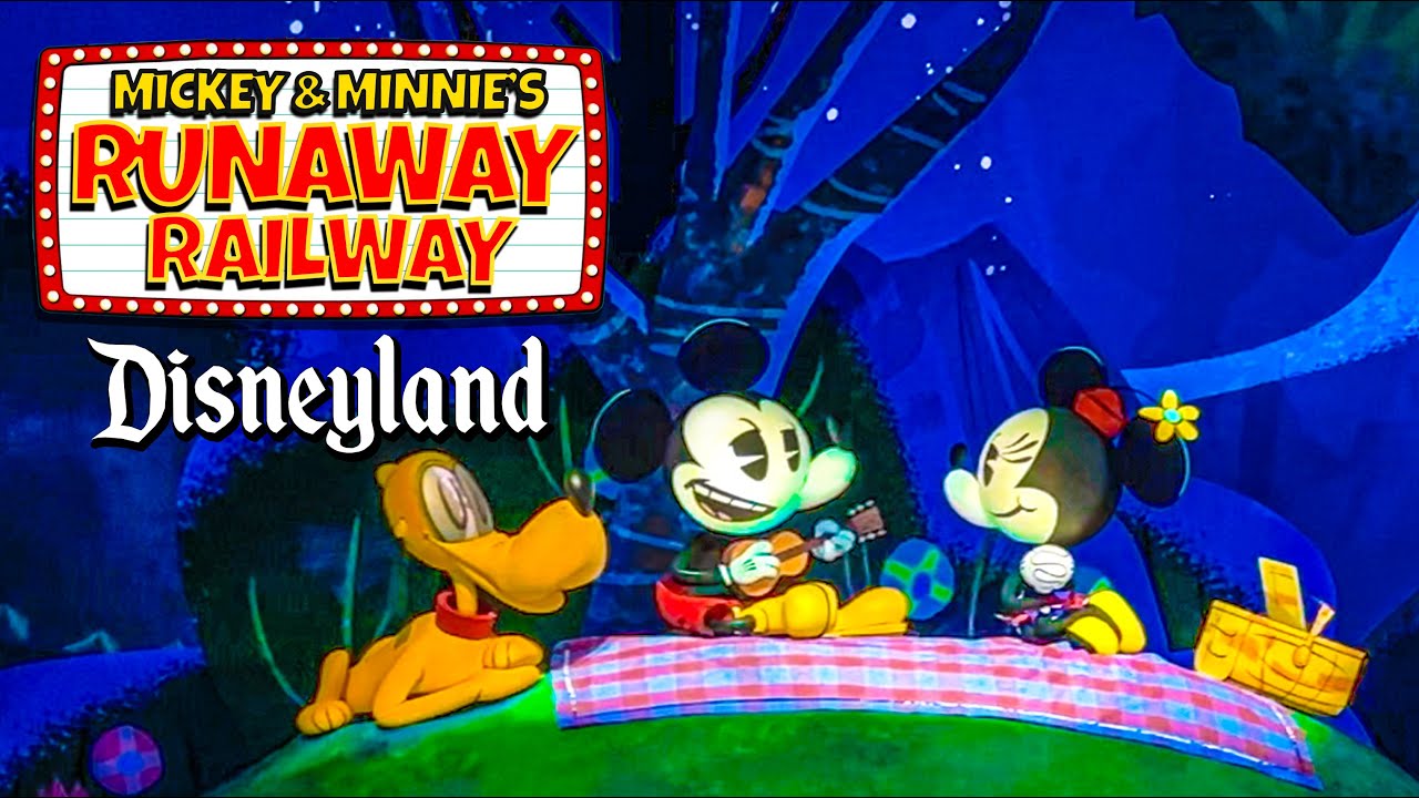 Pas op koppel Stof NEW Mickey & Minnie's Runaway Railway FULL Ride POV [4K] Disneyland -  Mickey's ToonTown - YouTube