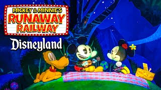 NEW Mickey & Minnie's Runaway Railway FULL Ride POV [4K]  Disneyland - Mickey's ToonTown