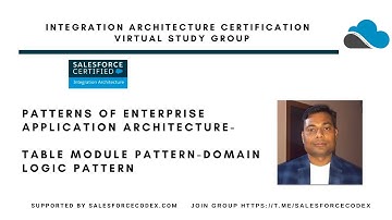 Table Module Pattern | Domain Logic Pattern | Patterns of Enterprise Application Architecture