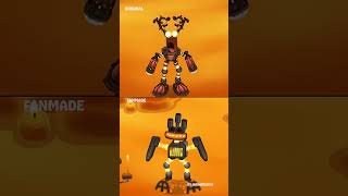 Fire Haven Epic Wubbox Original vs  Fanmade #msm #mysingingmonsters #games