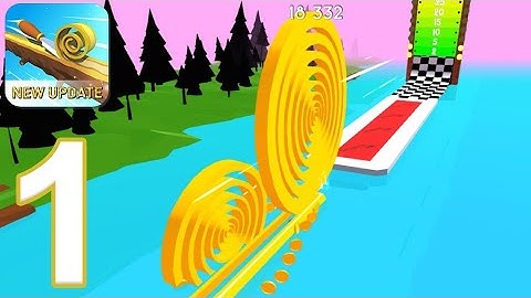Spiral Roll –Walkthrough Gameplay part–1 (Android,ios) #spiralroll  #smallgamer  #shorts