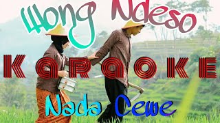 Wong Ndeso Karaoke - Nada Cewe