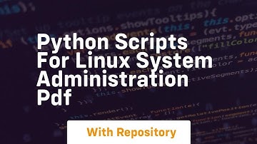 python scripts for linux system administration pdf