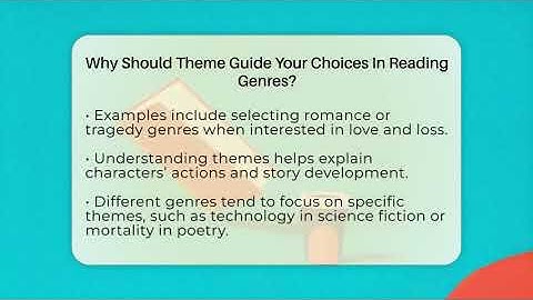 Why Should Theme Guide Your Choices In Reading Genres? - The Prose Path