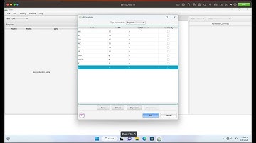 Creating Ram and Registers in CPU Simulator
