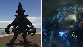 Knifehead Kaiju Arisen & Film Comparison