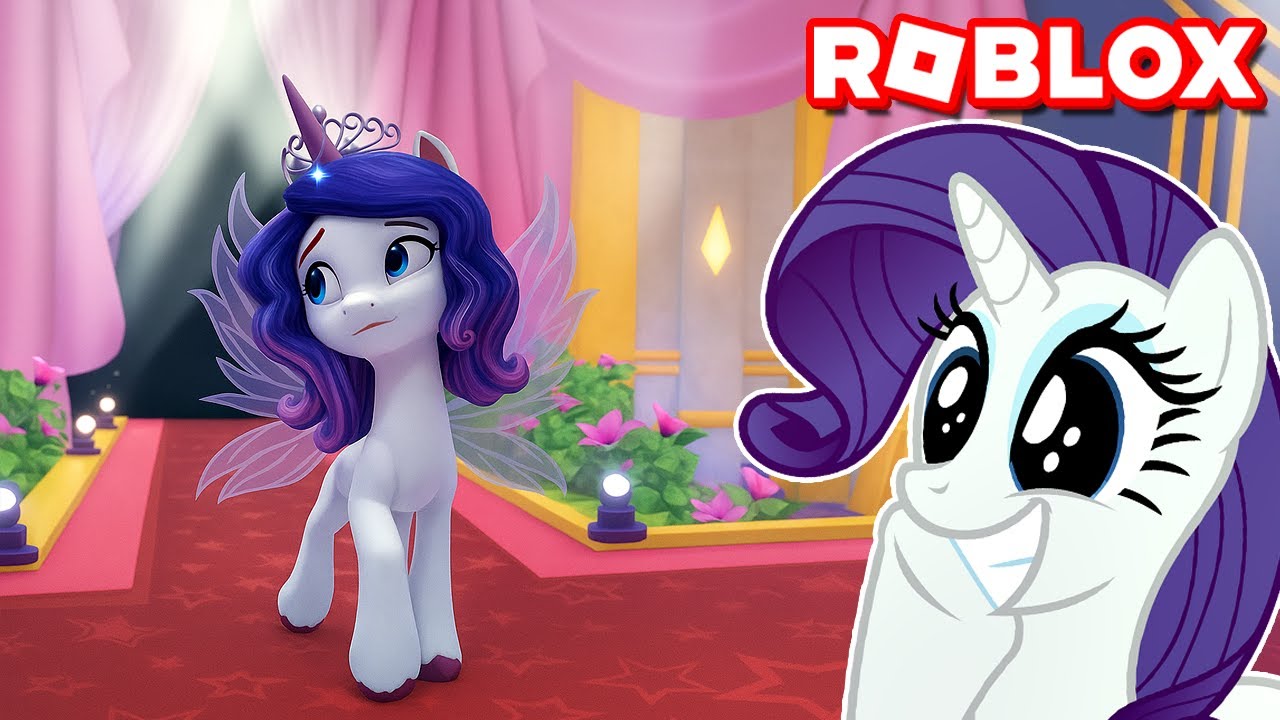 RARITY DESFILANDO no MY LITTLE PONY RP (Roblox) #LuliRarity