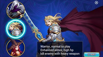 legend warriors fighting RPG android game first look gameplay español