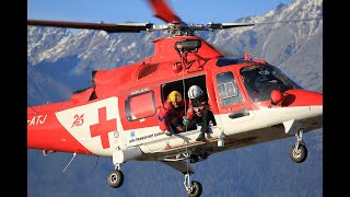 Vysoké Tatry | High Tatras | Záchranársky vrtuľník VZZS |Slavkovský štít| Záchranná akcia vrtuľníkom