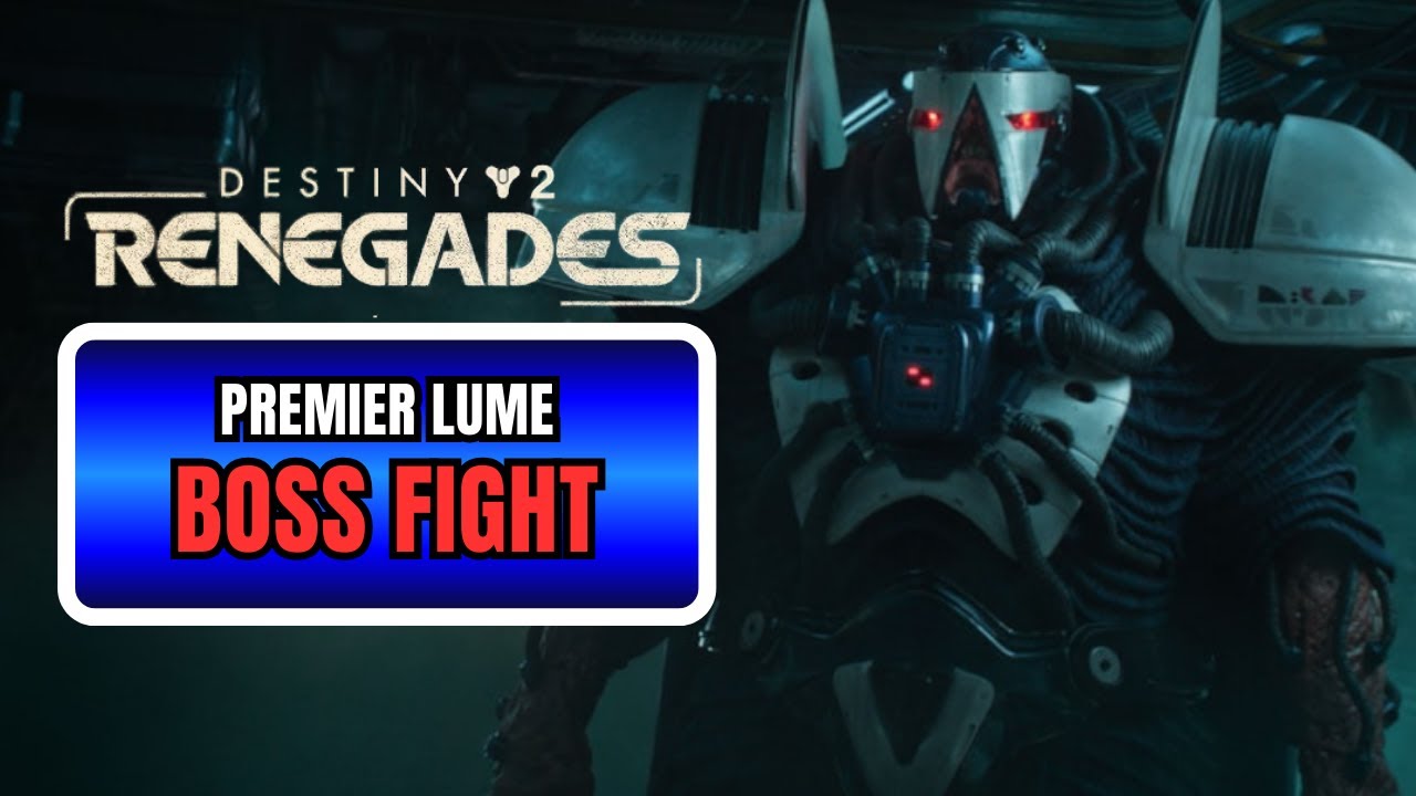 DESTINY 2: RENEGADES – Бой с боссом PREMIER LUME (геймплей в 4K)