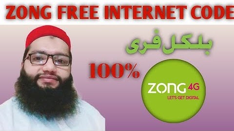 zong free internet code | Adnan Tech |Free zong internet