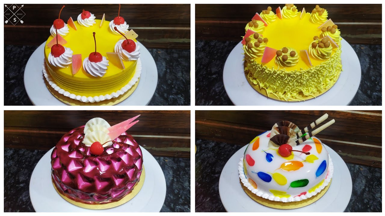Most new ½kg cakes 4pic pineapple butterscotch blueberry mixcon new Dijayan cakes 🎂