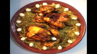 The best food in the world RFISSA  au POULET ازكى اكل في العالم  التريد بالدجاج