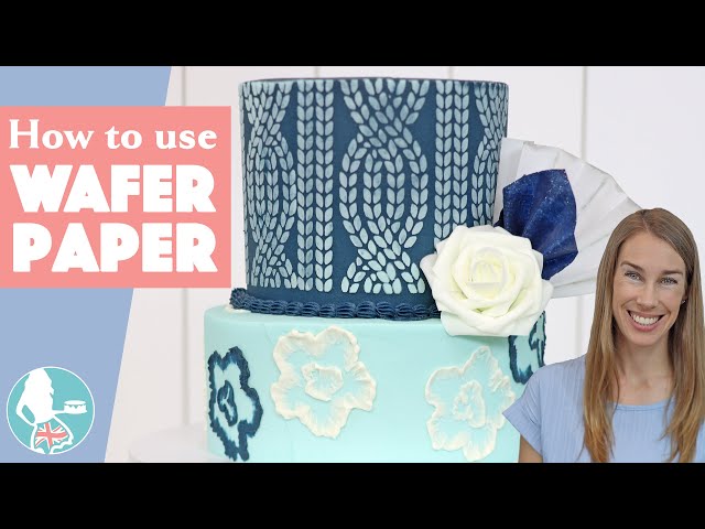 How to use Wafer Paper / Rice Paper to make Cake Decorations - 3D Balls,  Spheres, wedges - Cakes by Lynz