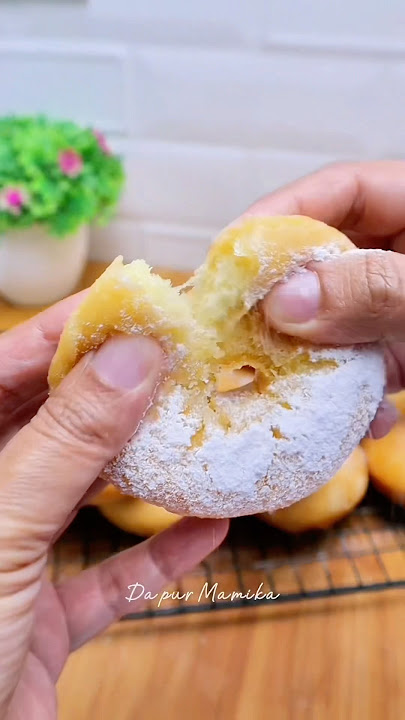 No mixer, no knead, make super soft potato donuts