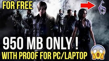 How to dowload RESEDENT EVIL 6 HIGHLY COMPRESSED FOR PC ONLY 950 MB