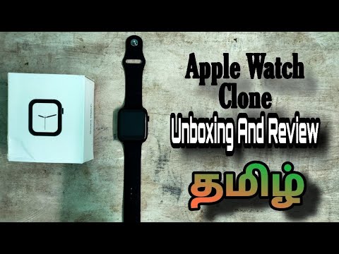 W34 Clone Apple Watch | Unboxing and Review | Rs 1,200 | LK TECH | Tamil |
