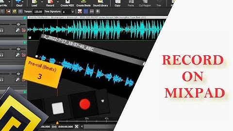 Recording On MixPad | MixPad Tutorial