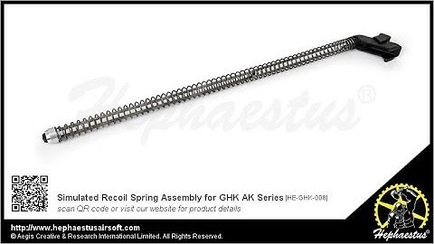How to install Hephaestus Simulated Recoil Spring Assembly for GHK AK Series