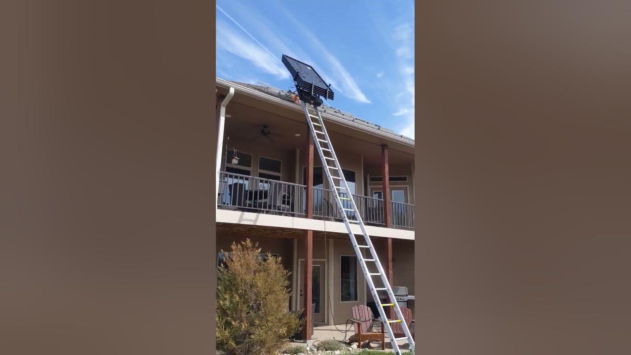 Revolutionize Your Solar Installs with TranzVolt: Our Innovative Laddervator  Easily Lifts 5 Panels