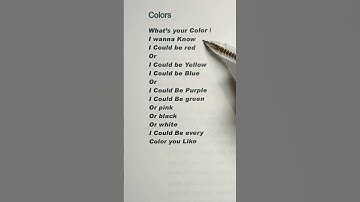 Thumbnail of Color lyrics  Stella jang #colors #stellajang #lyricsvideo