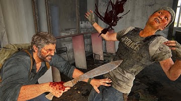 The Last of Us 2 Remastered PS5 No Return - Joel Stealth & Aggressive - Gameplay 4K60Fps