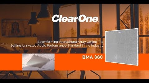 BMA 360 600mm Beamforming Microphone Array