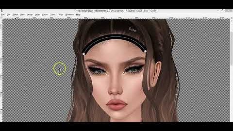 IMVU - Contouring on GIMP