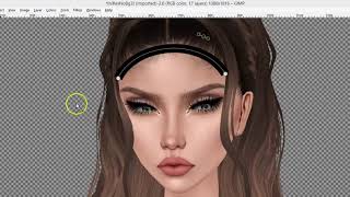 IMVU - Contouring on GIMP